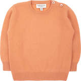 Baby Cashmere Round Neck Jumper With Elbow Patches