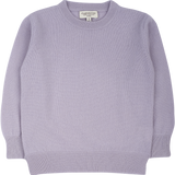 Boy - Cashmere Round Neck Jumper With Elbow Patches