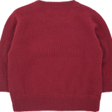 Baby Cashmere Round Neck Jumper With Elbow Patches