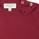 Baby Cashmere Round Neck Jumper With Elbow Patches
