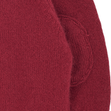 Baby Cashmere Round Neck Jumper With Elbow Patches