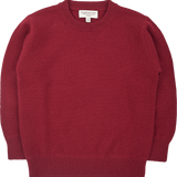 Boy - Cashmere Round Neck Jumper With Elbow Patches