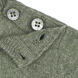 Baby Cashmere Round Neck Jumper With Elbow Patches