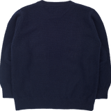 Boy - Cashmere Round Neck Jumper With Elbow Patches