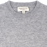 Boy - Cashmere Round Neck Jumper With Elbow Patches