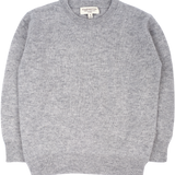 Boy - Cashmere Round Neck Jumper With Elbow Patches