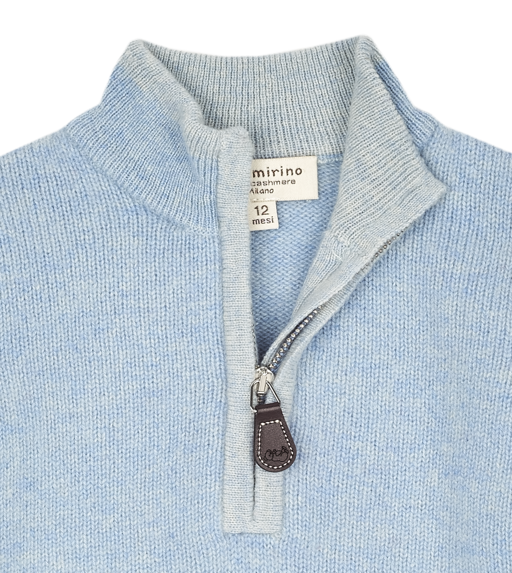 Baby Boy - Leon 100% Cashmere High Neck Jumper