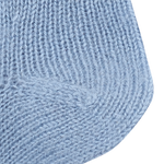 Baby Boy - 100% Cashmere Plain Socks With Ribbed Hem