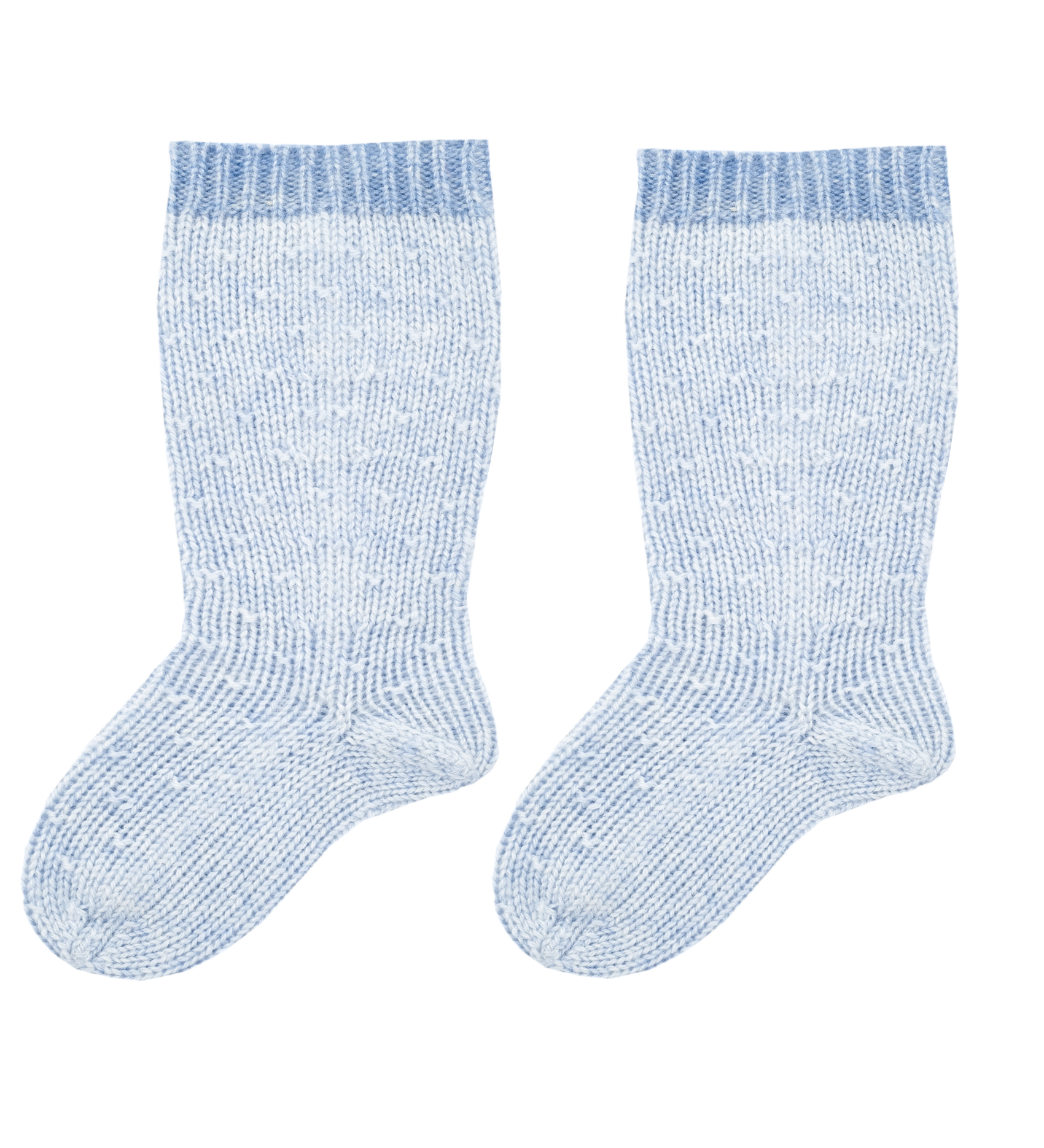 Baby Boy - Taylor 100% Cashmere Linen Stitch Socks
