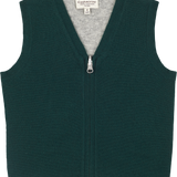 Boy - Cashmere Reversible V-Neck Sleeveless Cardigan