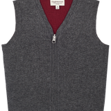 Boy - Cashmere Reversible V-Neck Sleeveless Cardigan