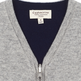 Boy - Cashmere Reversible V-Neck Sleeveless Cardigan