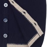 Boy - Benjamin 100% Cashmere V-Neck Sleeveless Cardigan With Pocket