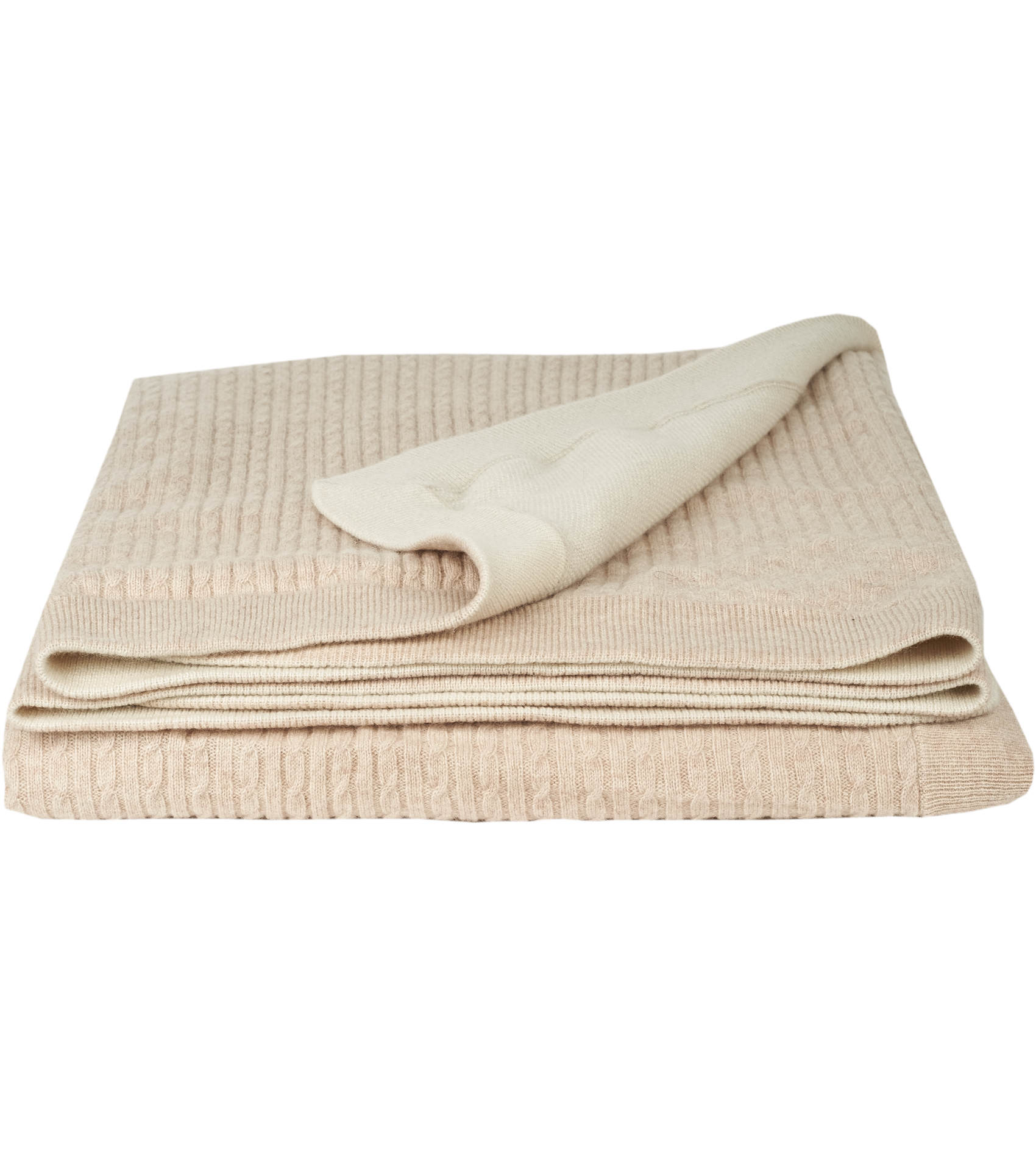 Unisex - Freddy Pure 100% Cashmere Reversible Blanket