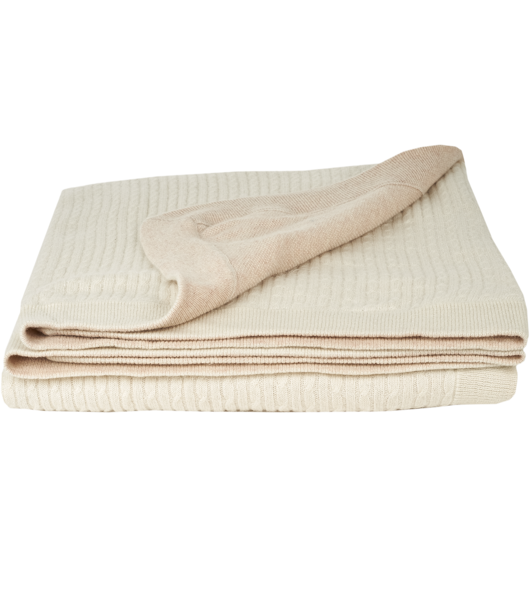 Unisex - Freddy Pure 100% Cashmere Reversible Blanket