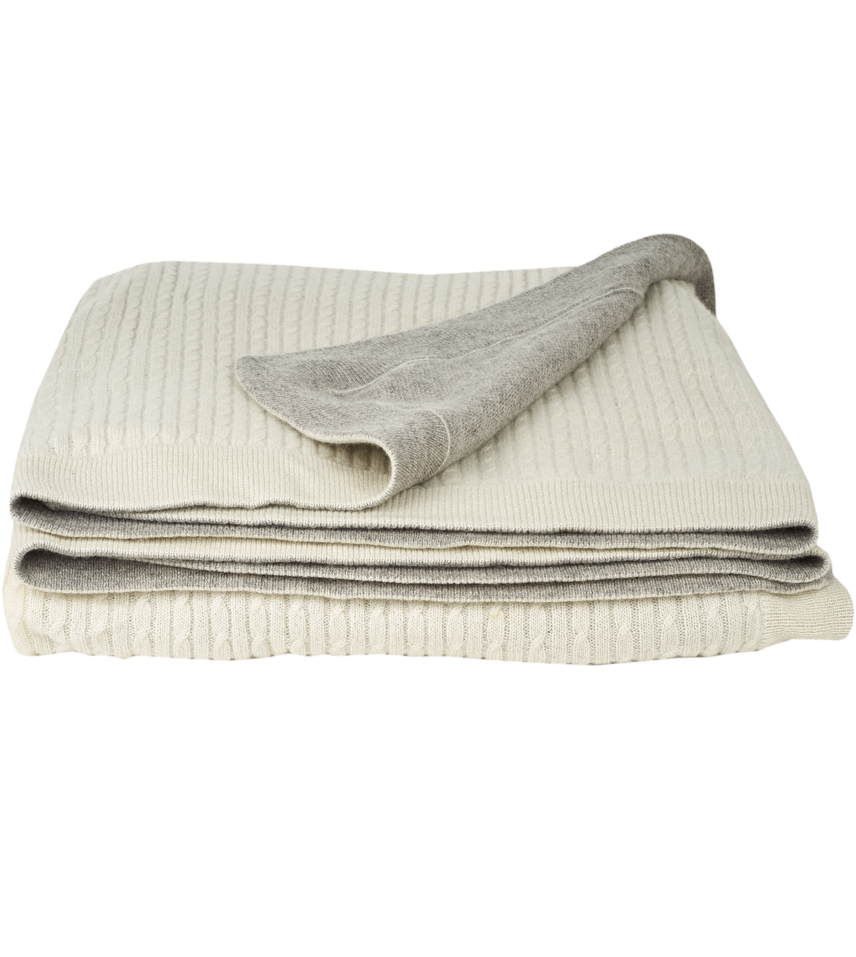 Unisex - Freddy Pure 100% Cashmere Reversible Blanket