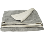 Unisex - Freddy Pure 100% Cashmere Reversible Blanket