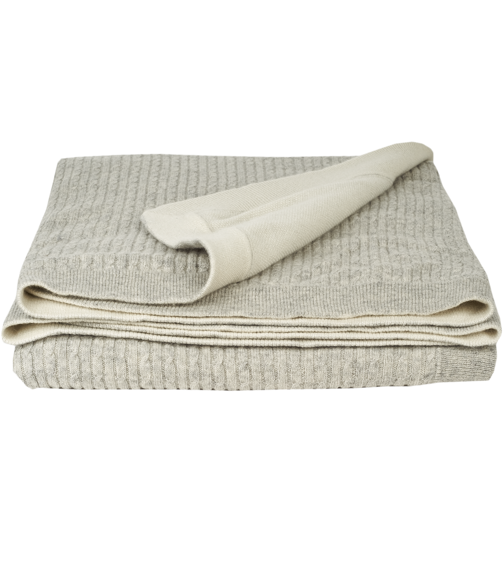 Unisex - Freddy Pure 100% Cashmere Reversible Blanket