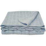 Unisex - Skyler Pure 100% Cashmere Blanket with Picot Border