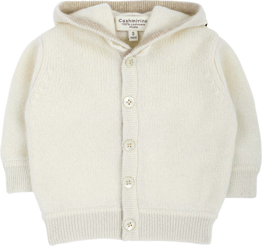 Baby Unisex Teddy Cashmere Cardigan Cashmirino