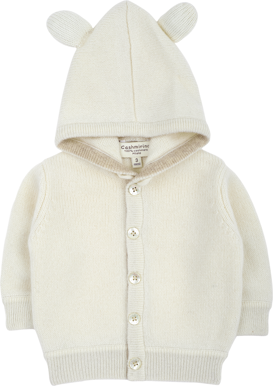 Baby Unisex Teddy Cashmere Cardigan Cashmirino