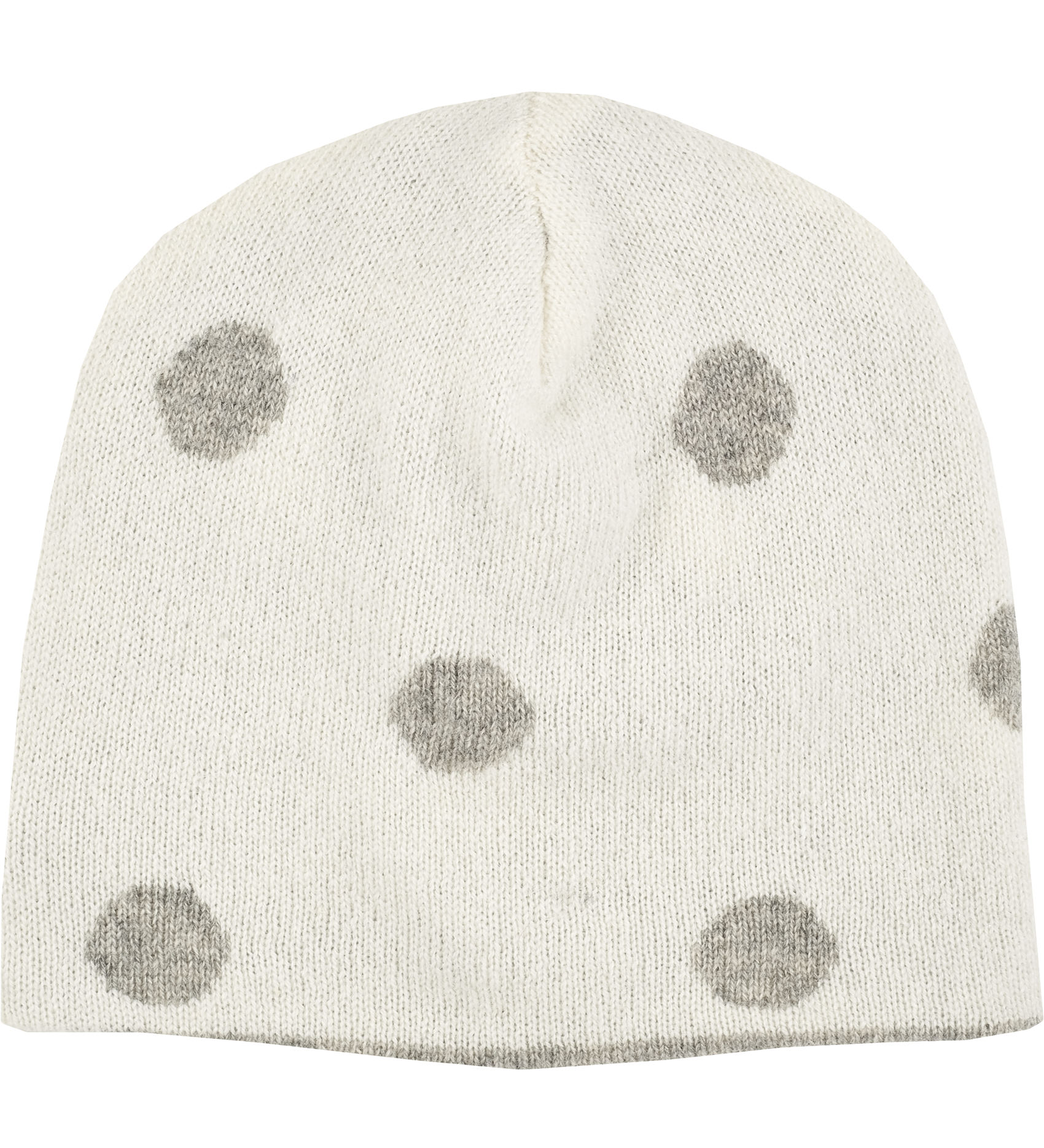 Baby Cashmere Reversible Hat With Intarsia Circles