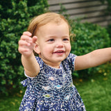 Baby Girl - Federica 100% Cotton Hand Embroidered Smocked Dress