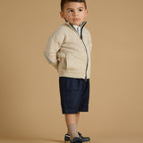 Boy - Mattia 100% Cashmere Zip-up Cardigan