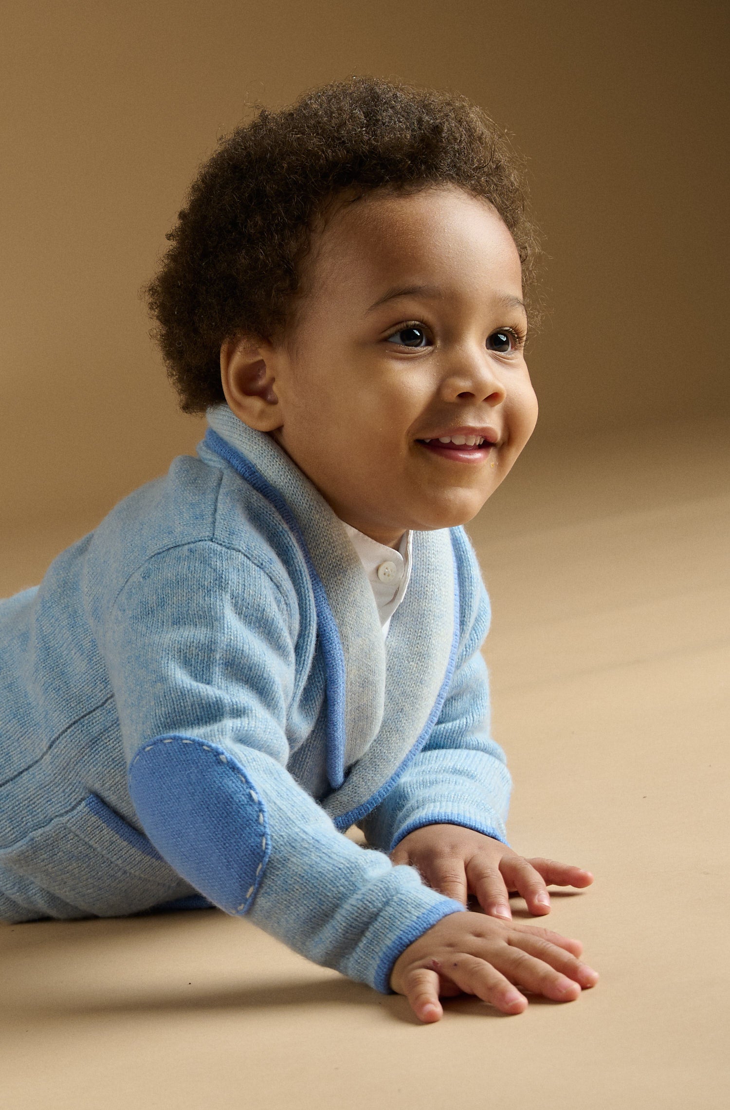 Baby Boy - Nat 100% Cashmere Double Breasted Blazer