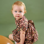 Baby Girl - Meadow Cotton Knee Length Smocked Dress