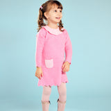 Girl - Merida 100% Cashmere 100% Linen Stitch Dress