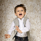 Boy - Cashmere Reversible V-Neck Sleeveless Cardigan