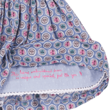 Baby Girl - Gaia 100% Cotton Hand Embroidered Knee Length Dress