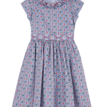 Girl - Gaia 100% Cotton Hand Embroidered Knee Length Dress