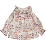 Baby Girl - Callie 100% Cotton Blouse with Pleats and Ruffle Collar