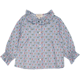 Baby Girl - Callie 100% Cotton Blouse with Pleats and Ruffle Collar