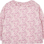 Baby Girl - Callie 100% Cotton Blouse with Pleats and Ruffle Collar
