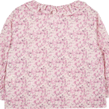 Baby Girl - Callie 100% Cotton Blouse with Pleats and Ruffle Collar