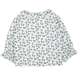 Baby Girl - Callie 100% Cotton Blouse with Pleats and Ruffle Collar