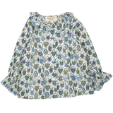 Baby Girl - Callie 100% Cotton Blouse with Pleats and Ruffle Collar