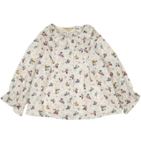 Baby Girl - Callie 100% Cotton Blouse with Pleats and Ruffle Collar
