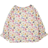 Baby Girl - Callie 100% Cotton Blouse with Pleats and Ruffle Collar