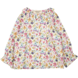 Baby Girl - Callie 100% Cotton Blouse with Pleats and Ruffle Collar