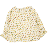 Baby Girl - Callie 100% Cotton Blouse with Pleats and Ruffle Collar