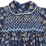 Baby Girl - Alba Cotton Hand Embroidered Smocked Dress
