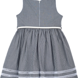 Girl - 100% Cotton Dress with Posey