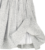 Girl - Cristina Hand Embroidered 100% Cotton Smocked Knee Length Dress