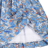 Girl - Hannah Hand Embroidered 100% Cotton Smocked Dress In Bloomage Print