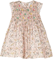 Baby Girl - Issadora Hand Embroidered 100% Cotton Smocked Dress