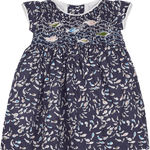 Baby Girl - Federica 100% Cotton Hand Embroidered Smocked Dress